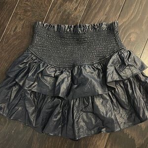 Leather Mini skirt